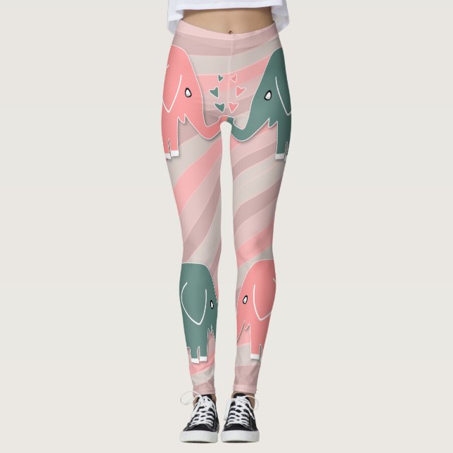 Niedliches Leben | ABDL AB des Leggings-2018% Leggings (Vorderseite)