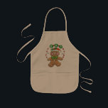 Niedliches Lebkuchen Kinder Schürze für Urlaub<br><div class="desc">Was für eine besondere Art Weihnachtskekse zu backen. Perfektes Geschenk für den Koch in der Familie. Ein süßes Geschenk für einen Koch. Genießen Sie Ihre Ferien-Ansammlungen. Schau dein Bestes! Auch die Größe der Erwachsenen!</div>