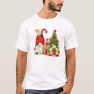 Niedliches Lebkuchenhaus und Weihnachtsgottesdiens T-Shirt