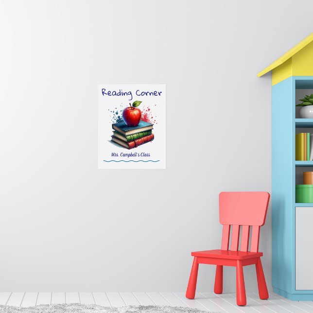Niedliches Lesekulturposter Poster (Kinderzimmer 1)
