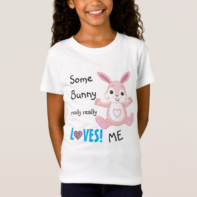 Niedliches Liebehäschen T-Shirt (Vorderseite)