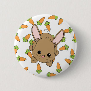Niedliches Lil Häschen Button