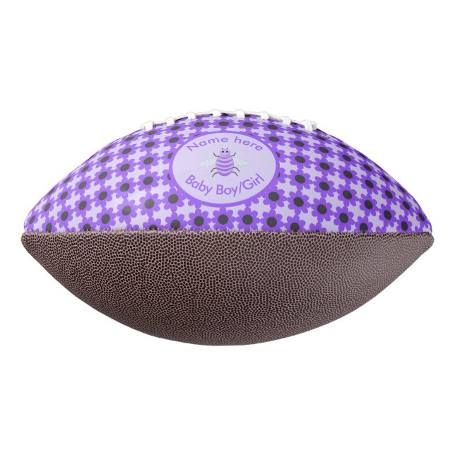 Niedliches Lila Baby-Bee-Geschlecht offenbart neut Football (Gedreht 270)
