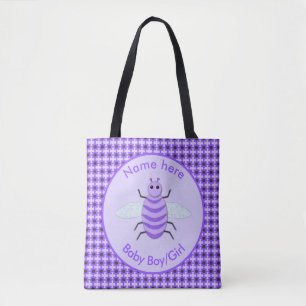 Niedliches Lila Baby-Bee-Geschlecht offenbart neut Tasche