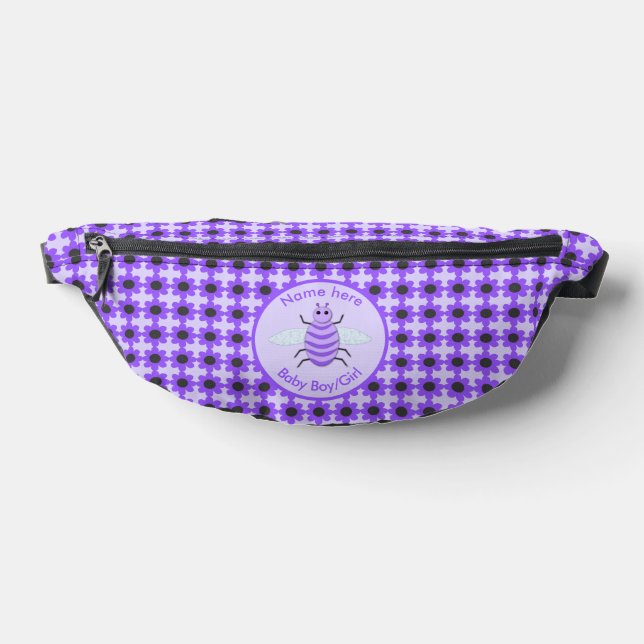 Niedliches Lila Bienengeschlecht Bauchtasche (Ablage )