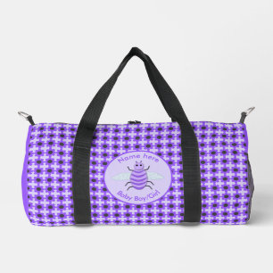 Niedliches Lila Bienengeschlecht Neutral Custom Di Duffle Bag