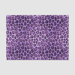 Niedliches Lila Leopard Animal Print Girl Party Seidenpapier