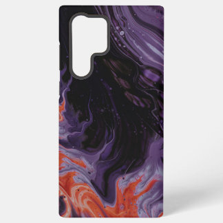 Niedliches Lila Muster Samsung Case kompatibel Galaxy Hülle