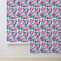 Niedliches lila-rosa-rosa-gefliestes Muster