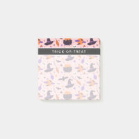 Niedliches Lila und rosa Halloween-Muster
