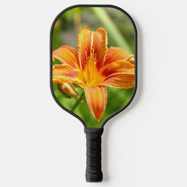 Niedliches Lily Blume Foto Pickleball Schläger (Vorderseite)