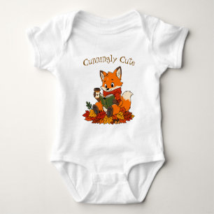 Niedliches, listig süßes Fuchs-Herbst-Babyaanzug Baby Strampler