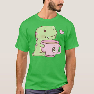 Niedliches Little Dino-Hugging-Teacup T-Shirt