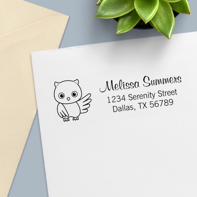 Niedliches Little Owl Permastempel (Von Creator hochgeladen)