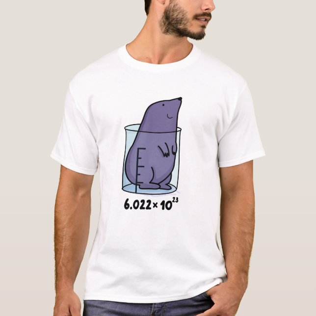 Niedliches Loch in einem Becherpuffer T-Shirt (Vorderseite)