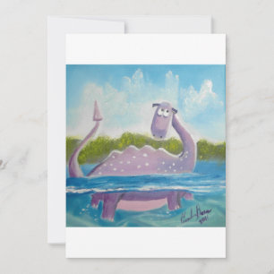 Niedliches Loch-ness-Monster
