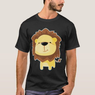 Niedliches Löwenradfahren Frankreich Radrennen T-Shirt