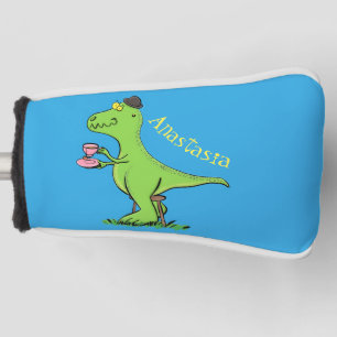 Niedliches, lustiges Grün zum Rex-Dinosaurier-Cart Golf Headcover