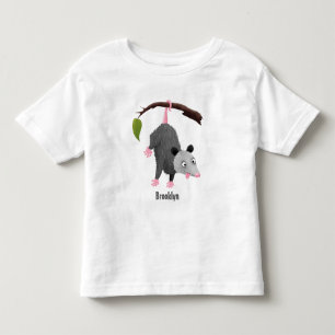 Niedliches lustiges Opossum aus Cartoon Kleinkind T-shirt