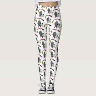 Niedliches lustiges Opossum aus Cartoon Leggings
