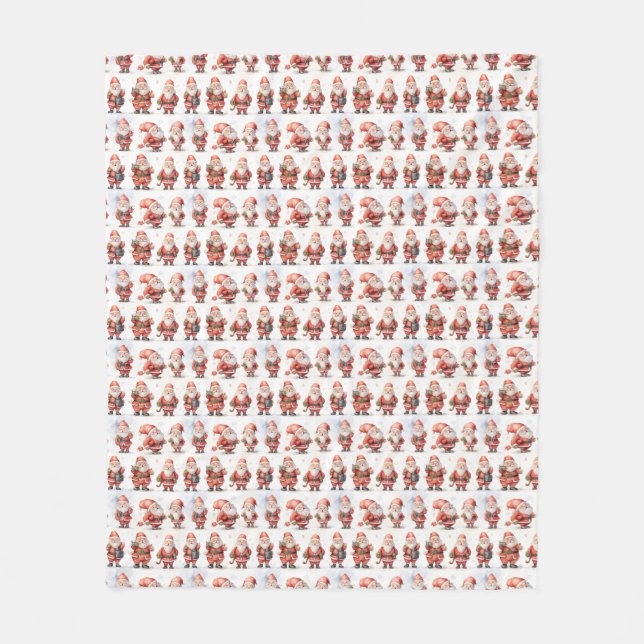 Niedliches lustiges Weihnachtsgeschenk Fleecedecke (Vorderseite)