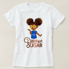 Niedliches Mädchen gedruckt T-Shirt