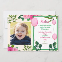 Niedliches Mädchen Save the Date