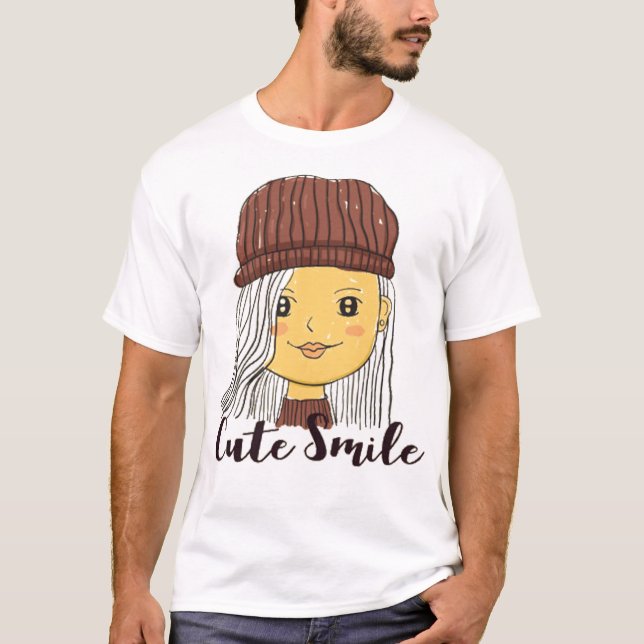 Niedliches Mädchen T-Shirt (Vorderseite)