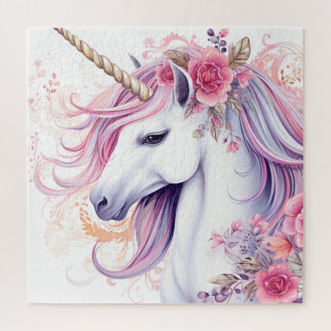 Niedliches magisches Einhorn (Vertikal)