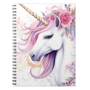 Niedliches magisches Einhorn Notizblock