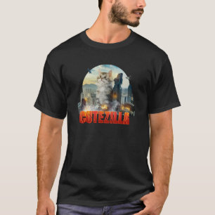 & Niedliches Maine Coon Cat Baby für Weihnachten T-Shirt