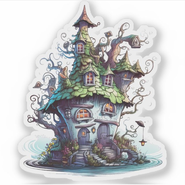 Niedliches Mairy House Aufkleber (Vorderseite)