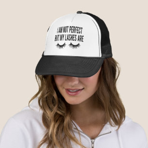 Niedliches Makeup Ich bin nicht perfekt, aber mein Truckerkappe
