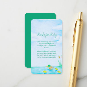 Niedliches Mallard Duck Baby Showbucher Begleitkarte