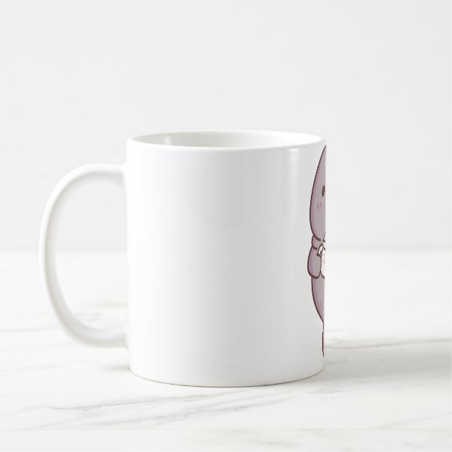 Niedliches Manatea Teegebäck Kaffeetasse (Links)