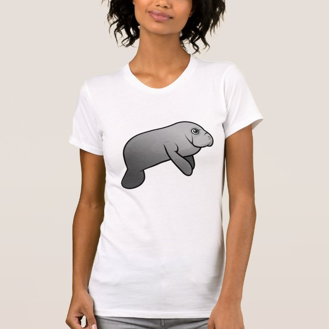 Niedliches Manatis T-Shirt (Vorderseite)