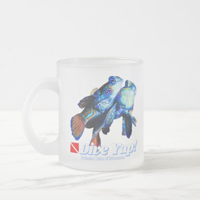 Niedliches Mandarinenpaar Mattglastasse (Links)