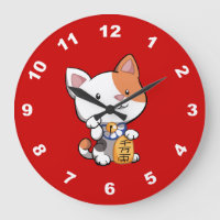 Niedliches Maneki Neko (glückliche zuwinkende