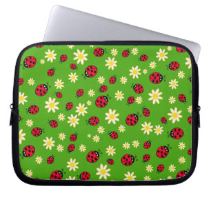 niedliches Marienkäfer- und Laptopschutzhülle