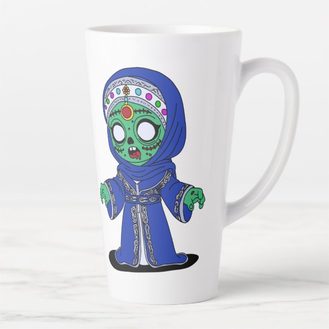 Niedliches marokkanisches Zombie Milchtasse (Rechts)