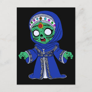 Niedliches marokkanisches Zombie Postkarte