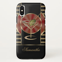 Niedliches Martini-Cocktail personalisiert Case-Mate iPhone Hülle