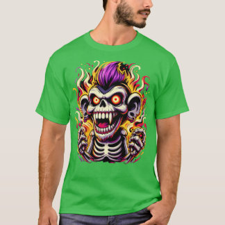 Niedliches Maul-Halloween-Design für Kinder 2 T-Shirt