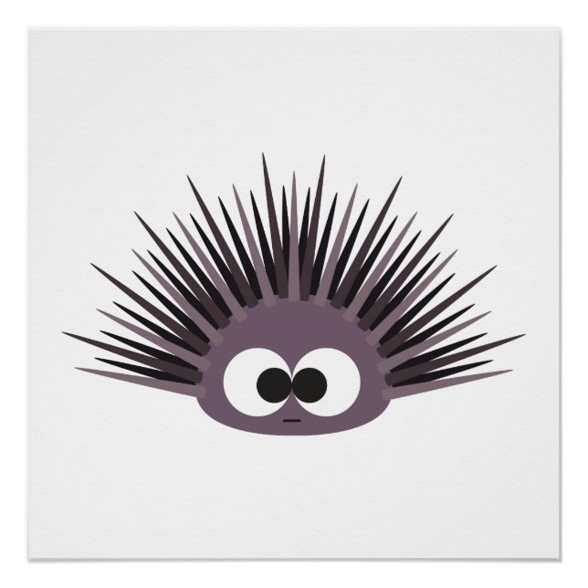 Niedliches Meer Urchin Poster (Vorderseite)