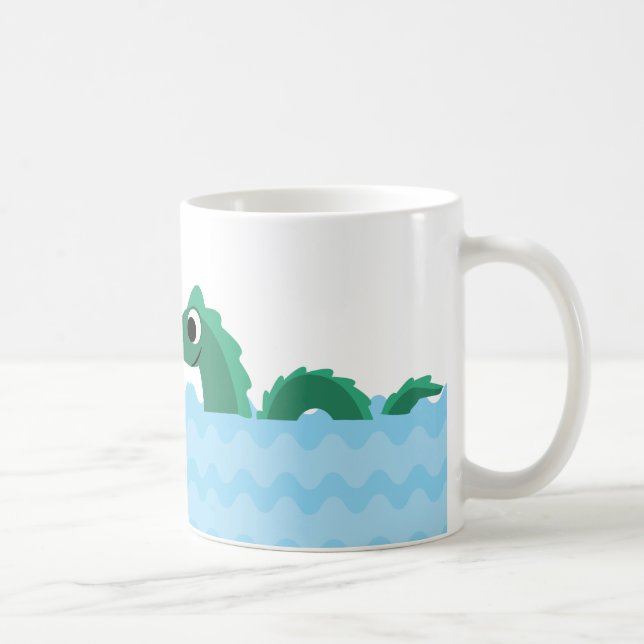 Niedliches Meeresmonster Kaffeetasse (Rechts)