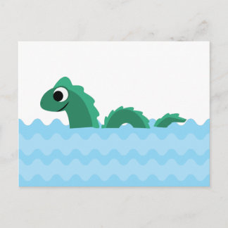 Niedliches Meeresmonster Postkarte