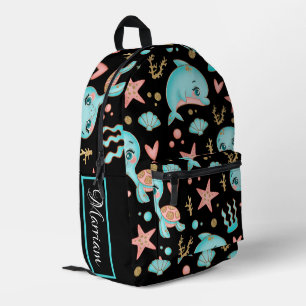 niedliches Meerestier Bedruckter Rucksack