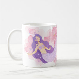 Niedliches Meerjungfrau Rosa Unterwasser für klein Kaffeetasse