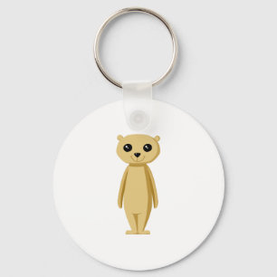 Niedliches Meerkat. Schlüsselanhänger