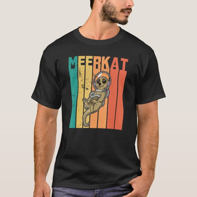 Niedliches Meerkat Surikate T-Shirt (Vorderseite)